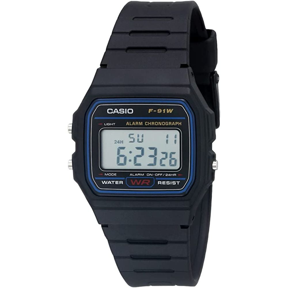 Casio Men's Classic Resin Strap Sport Wristwatch F91W-1