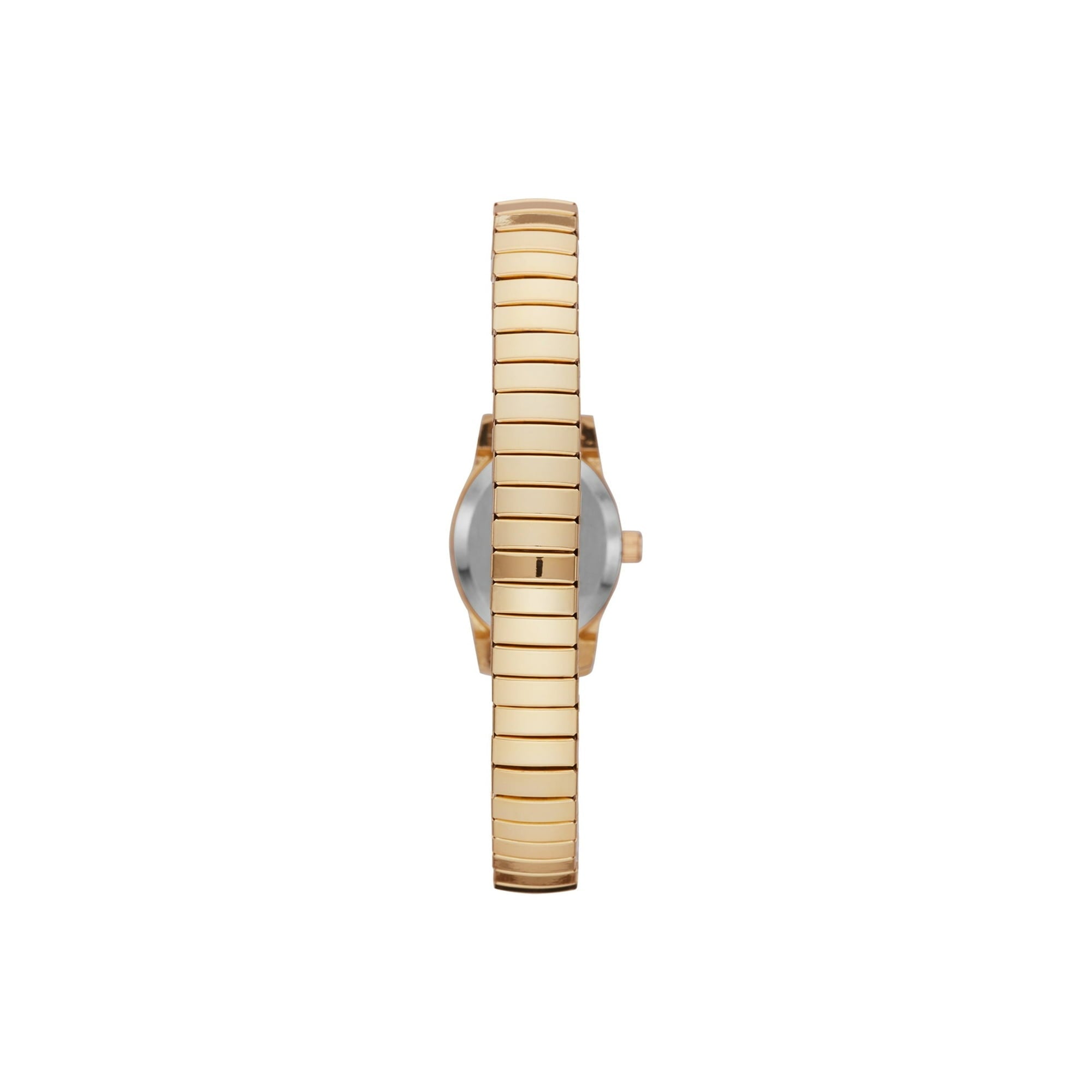 Time & Tru Women's Wristwatch: Gold Tone Oval Case, Easy Read Dial, Expansion Band (FMDOTT008)