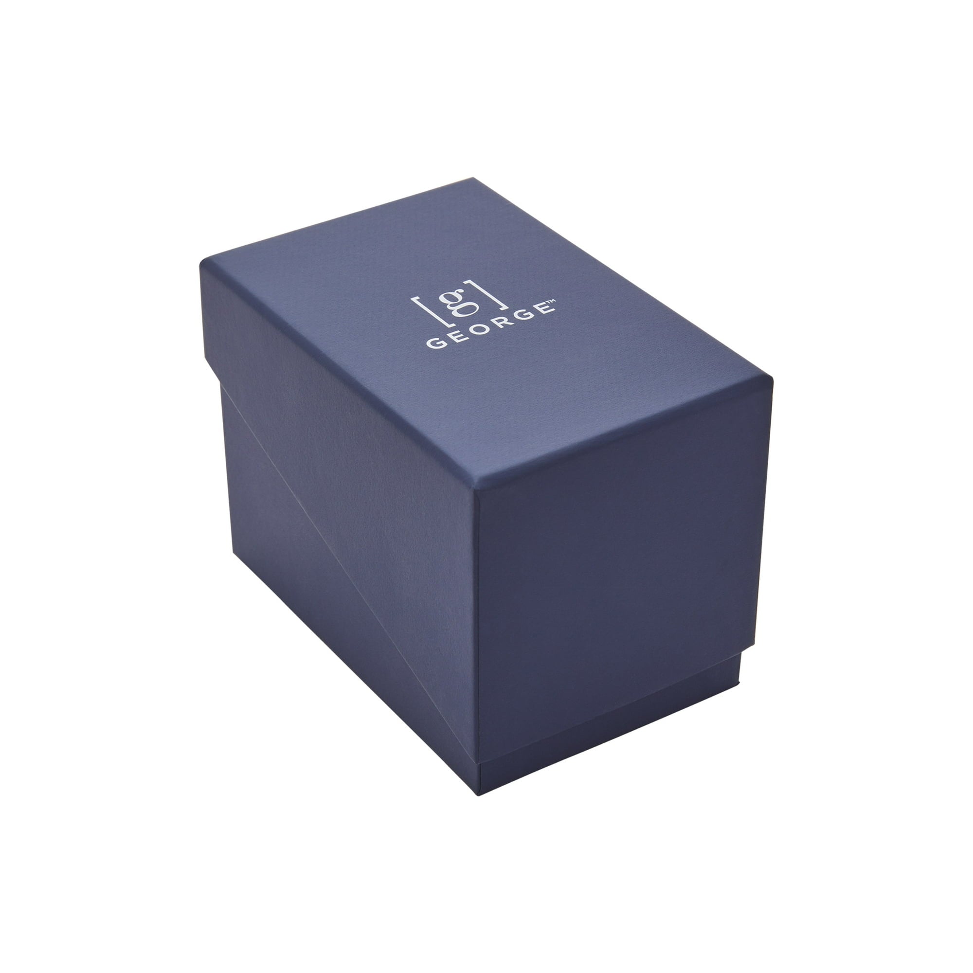 GEORGE Men's Watch: Bronze Case, Easy-to-Read Black Dial, Cognac Vegan Leather Strap (FMDOGE009)